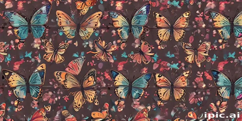 butterfly wall paper