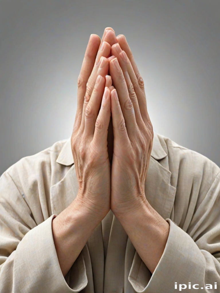 praying hands transparent background