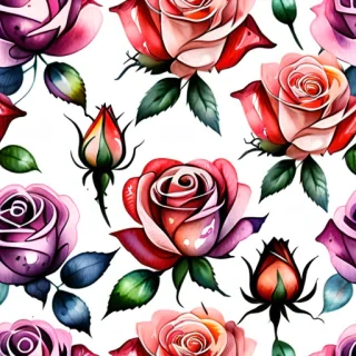 watercolor roses png
