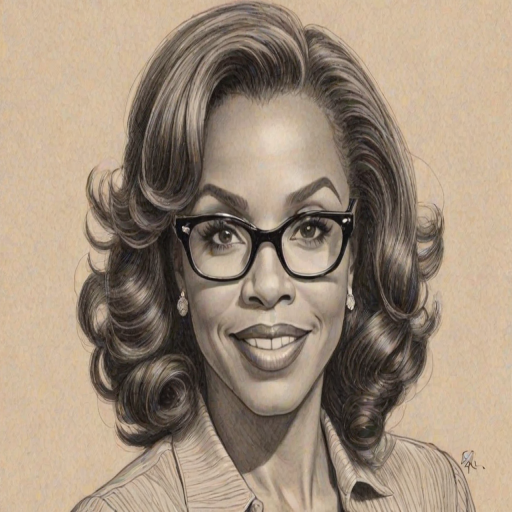 Delightful Sheryl Lee Ralph, pencil sketch, portrait of Gorgeous woman 1949s in glasses, hair style beatnik, outline, clear lines, fine lines, 8k