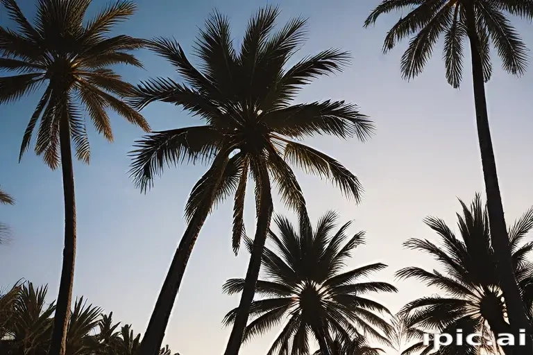 palm trees background