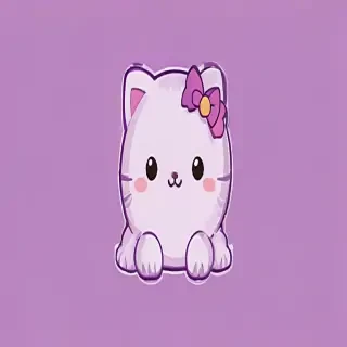 kawaii cute purple wallpaper