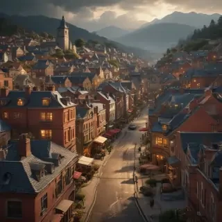 town background