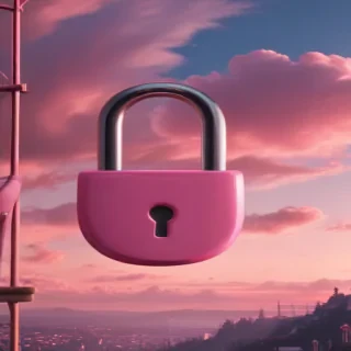 pink lock screen