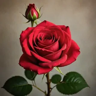 image of a red rose