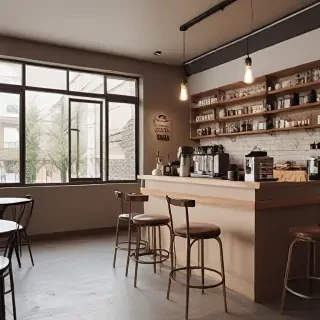 coffee shop mockup