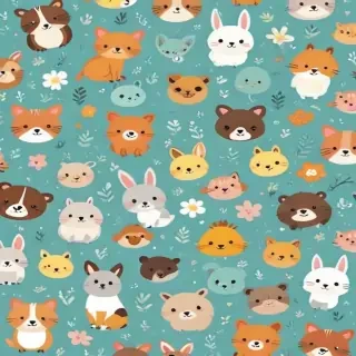 cute animal background