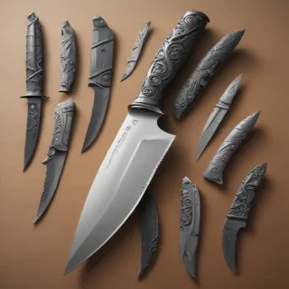 drawings of knives