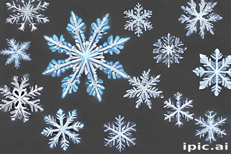 transparent background snowflake clipart