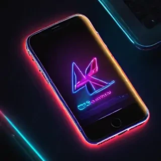 4k neon phone wallpaper