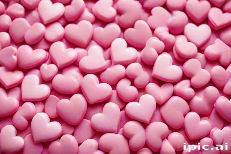 pink hearts background