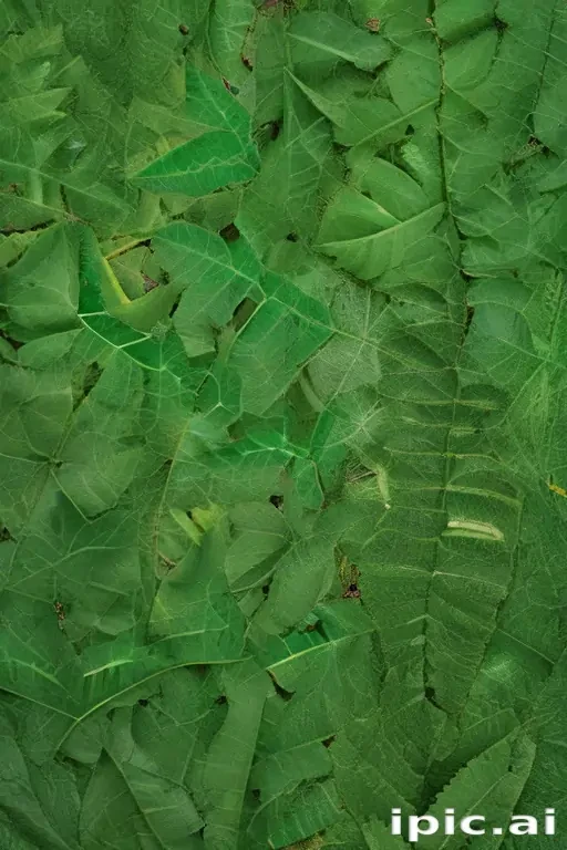 leaf background green