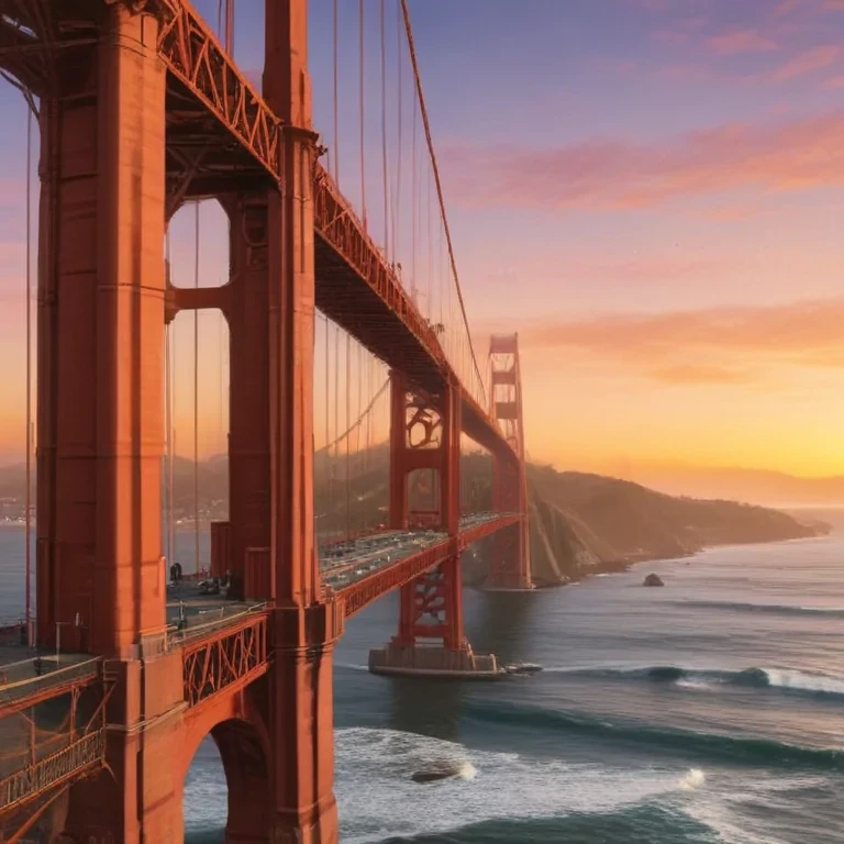 clipart golden gate bridge