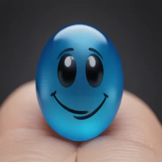 blue emoji