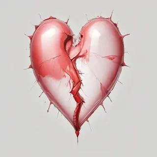 broken heart transparent