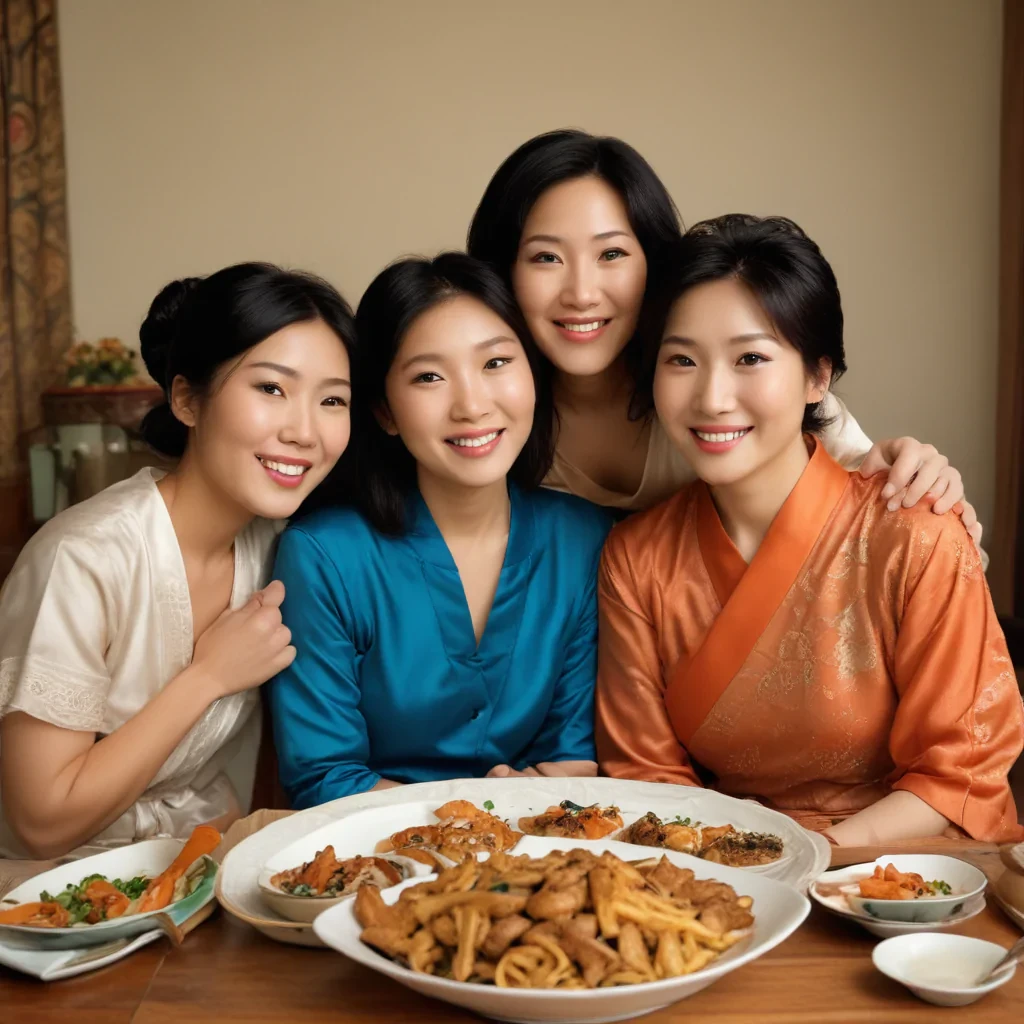 free use asian family