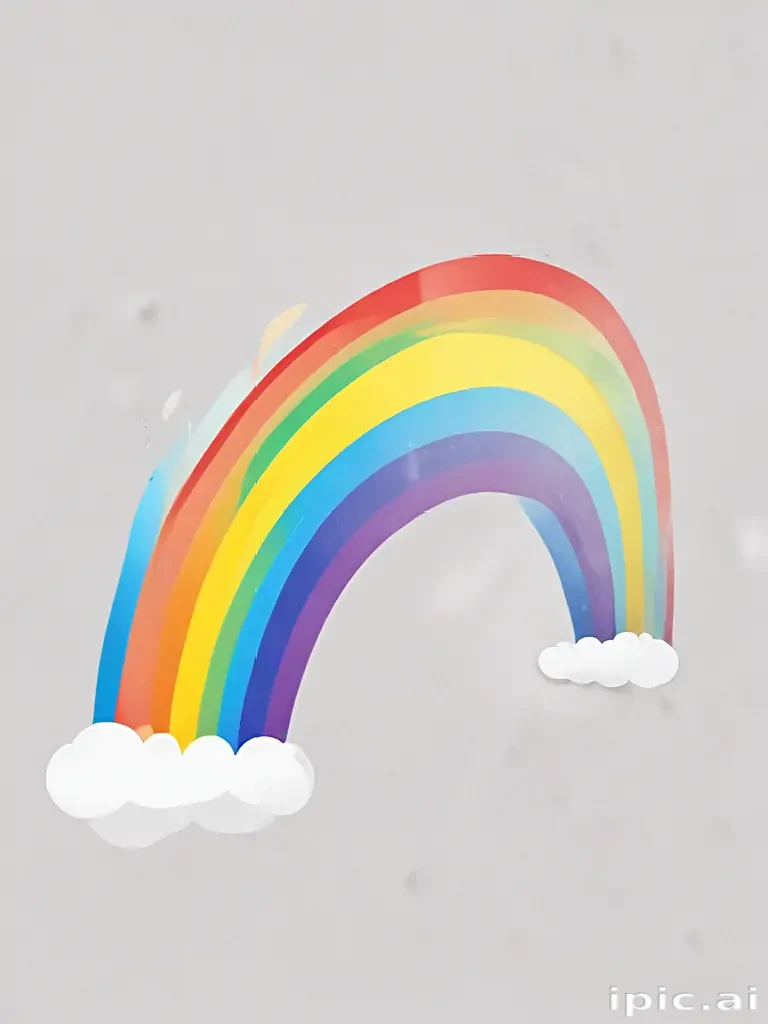 transparent background rainbow clipart