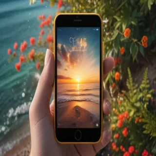summer phone background