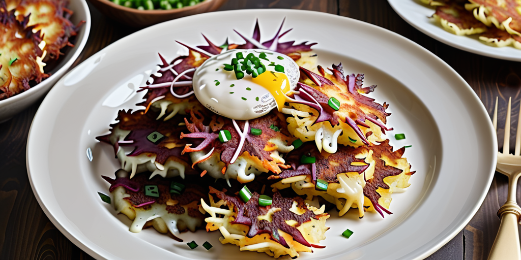 what is served with potato latkes
