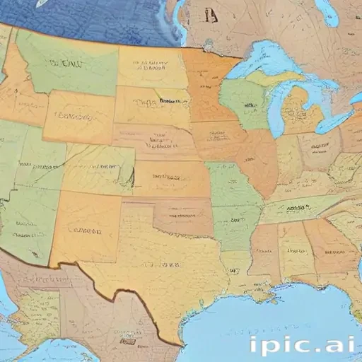 mapa usa
