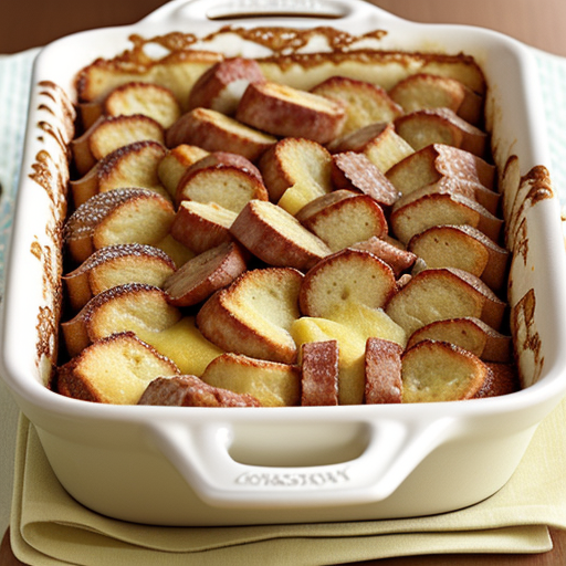 french toast casserole with sausage