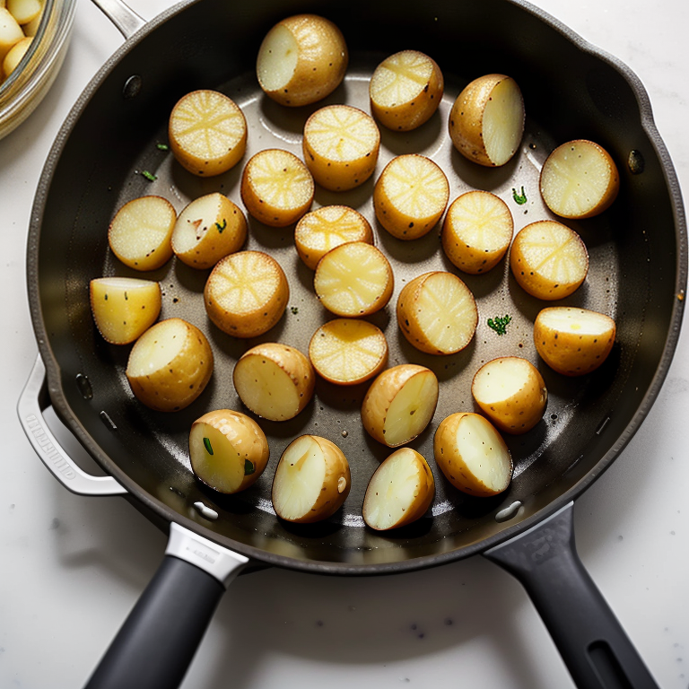 how to air fry diced potatoes