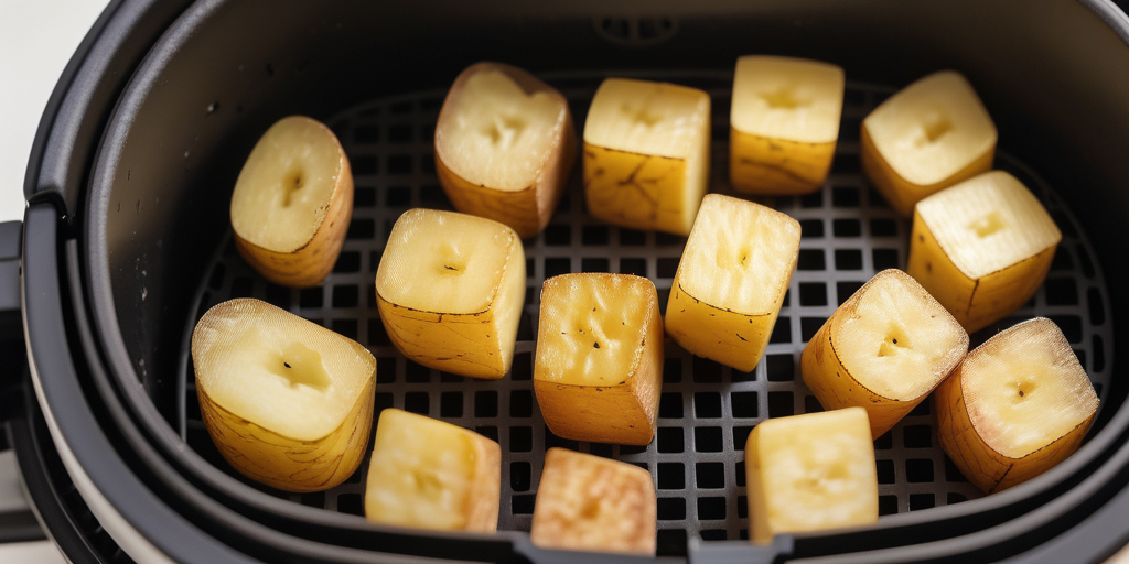 potato cubes in air fryer