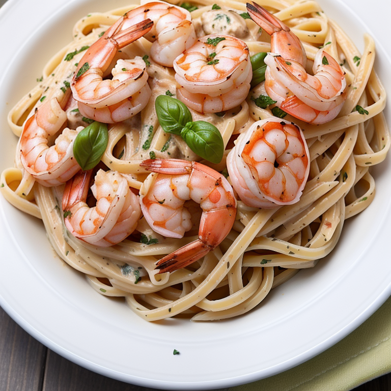 cajun chicken and shrimp pasta alfredo