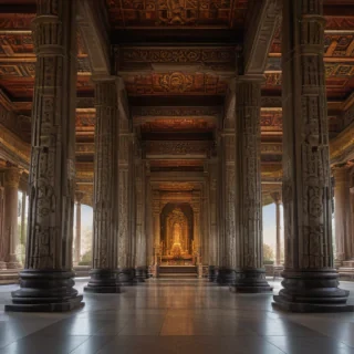 temple background