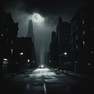 dark city background