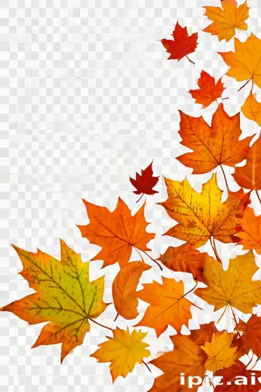 fall leaves png transparent