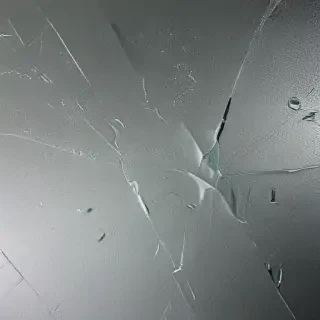 broken glass overlay