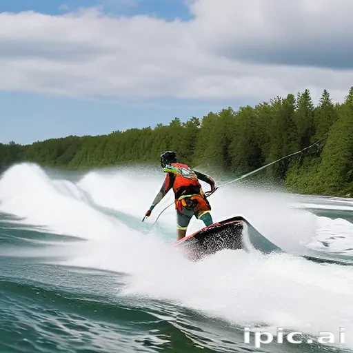 water skiing