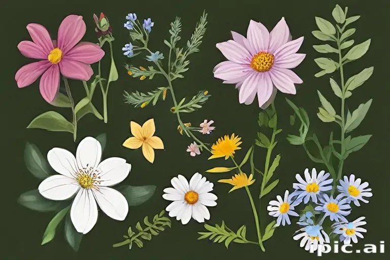 free wildflower clipart