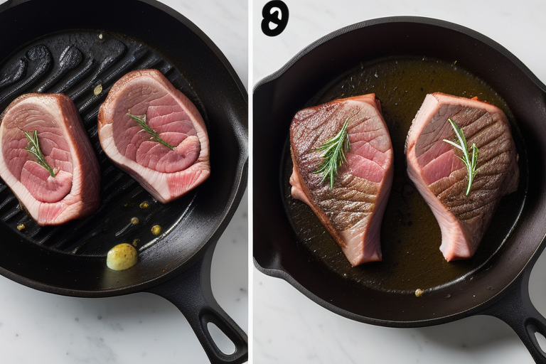 how to cook filet in cast iron