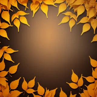 golden leaves background
