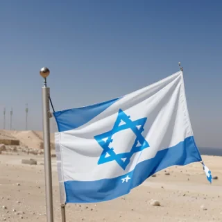 transparent israel flag
