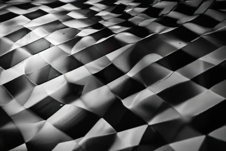 black and white checkered background