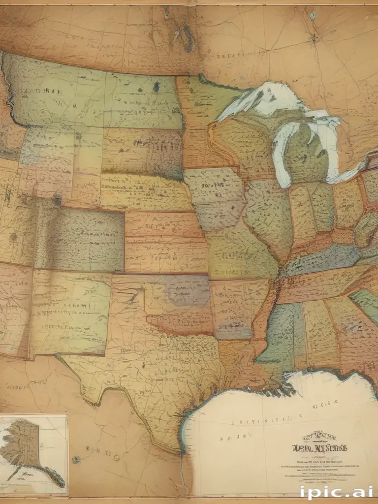 map of the united states of america
