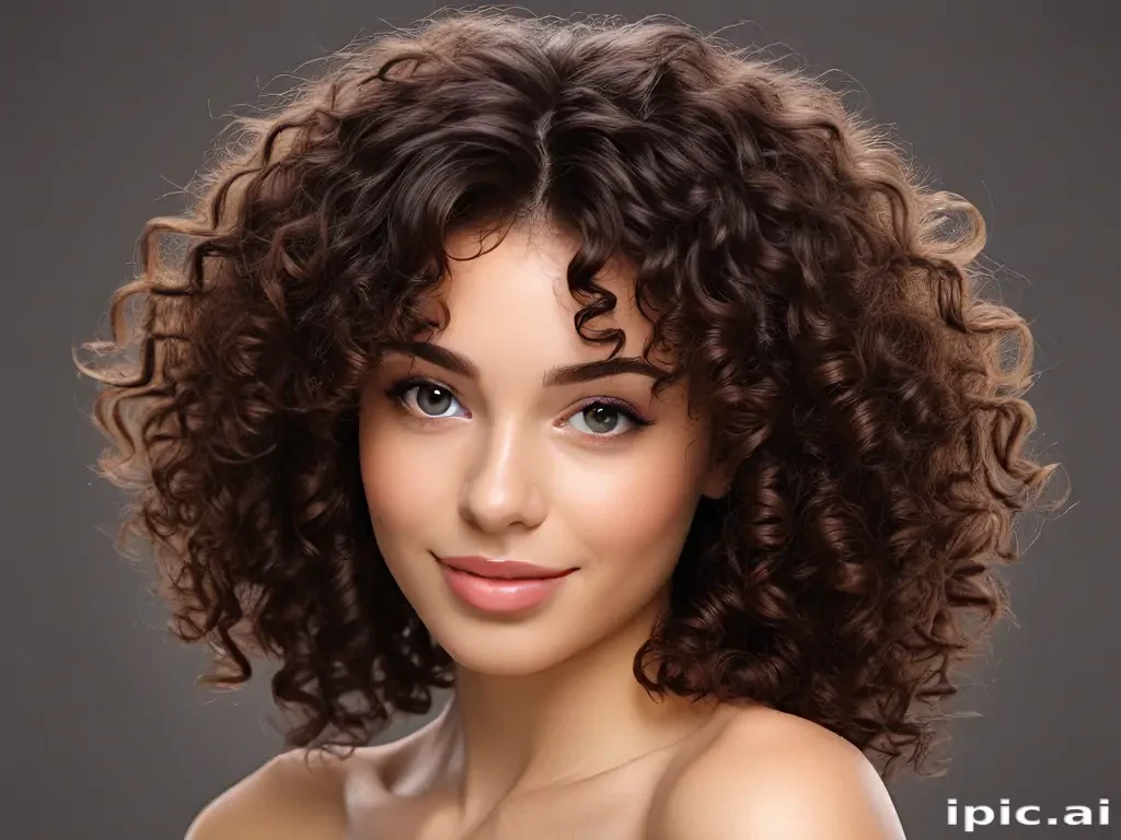 curly hair png