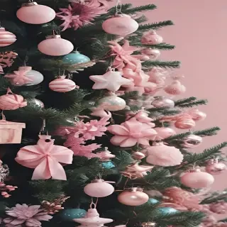 pastel aesthetic christmas wallpaper