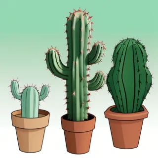 cactus cartoon