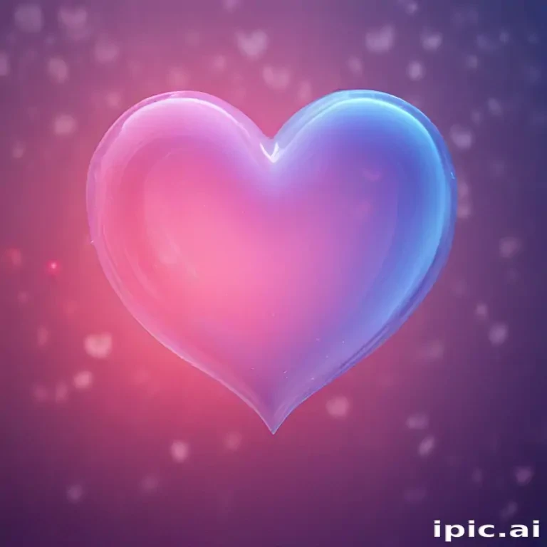 blurry heart wallpaper