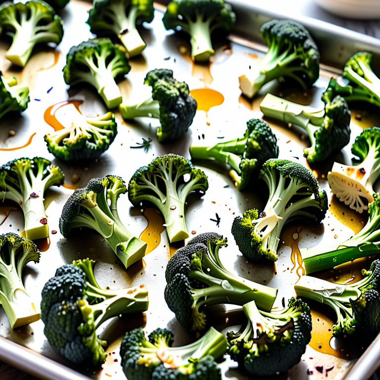 roasted frozen broccoli in oven