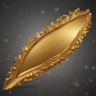 gold line png