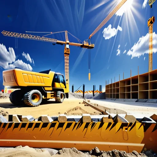 construction site background