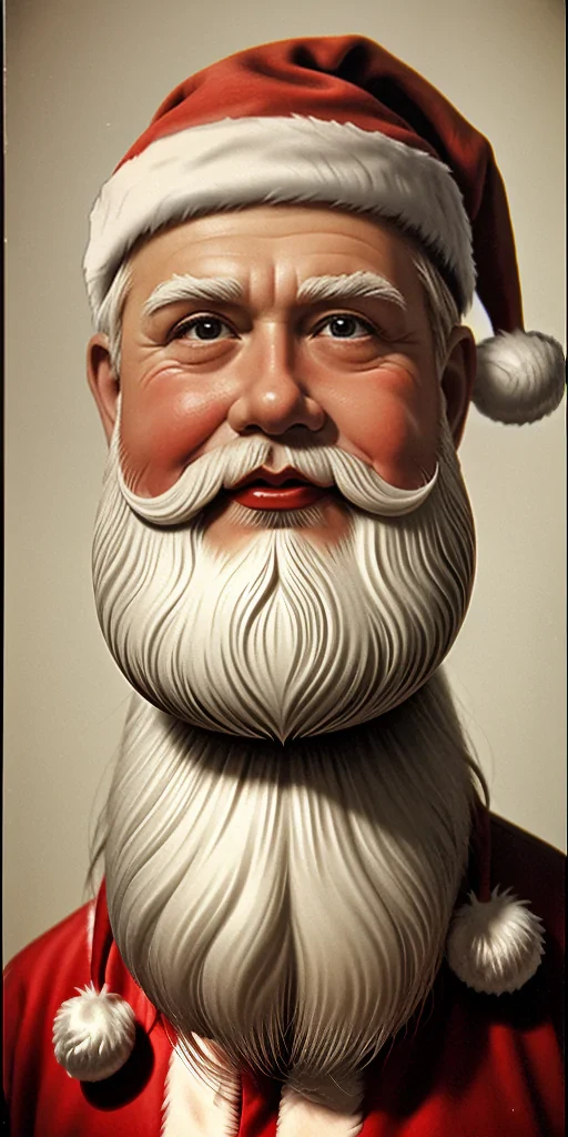 images of vintage santa