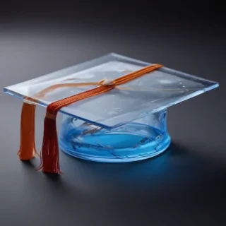 transparent graduation cap