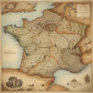 map of france
