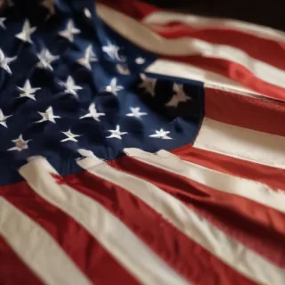 american flag aesthetic